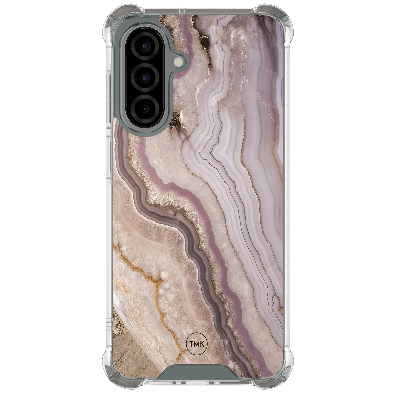 TMK Samsung Galaxy A56 shockproof hoesje - Blush marble