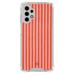 Casevibes Samsung Galaxy A13 4G shockproof hoesje - Streepjes