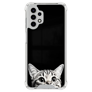 Casevibes Samsung Galaxy A13 4G shockproof hoesje - Kat kiekeboe