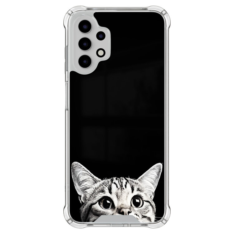TMK Samsung Galaxy A13 4G shockproof hoesje - Kat kiekeboe