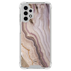 TMK Samsung Galaxy A13 4G shockproof hoesje - Blush marble
