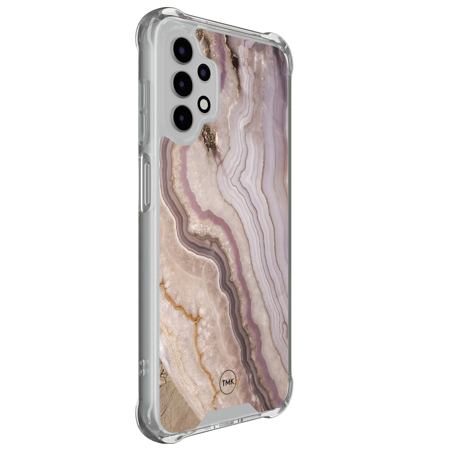 TMK Samsung Galaxy A13 4G shockproof hoesje - Blush marble