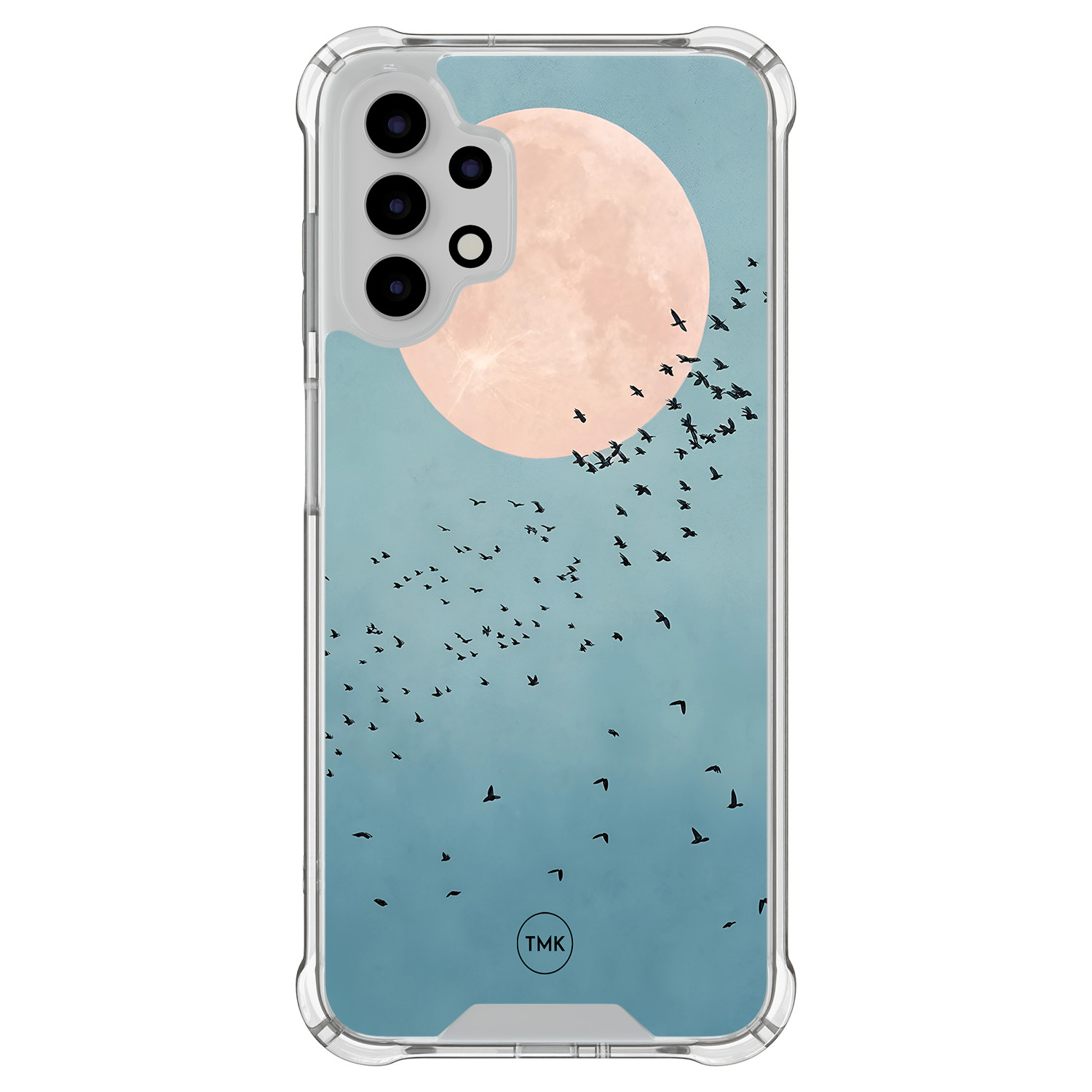 TMK Samsung Galaxy A13 4G shockproof hoesje - Moon birds