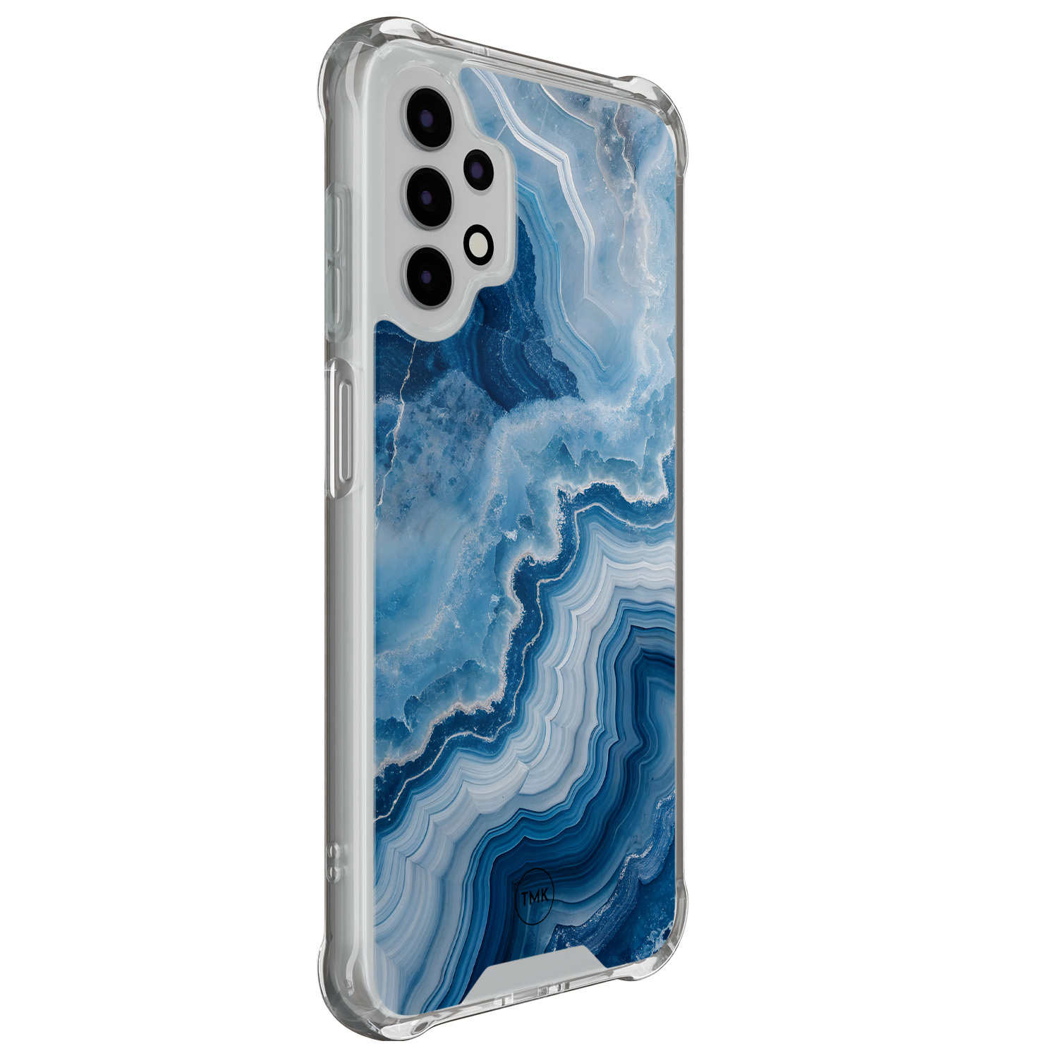 TMK Samsung Galaxy A13 4G shockproof hoesje - Skystone marble