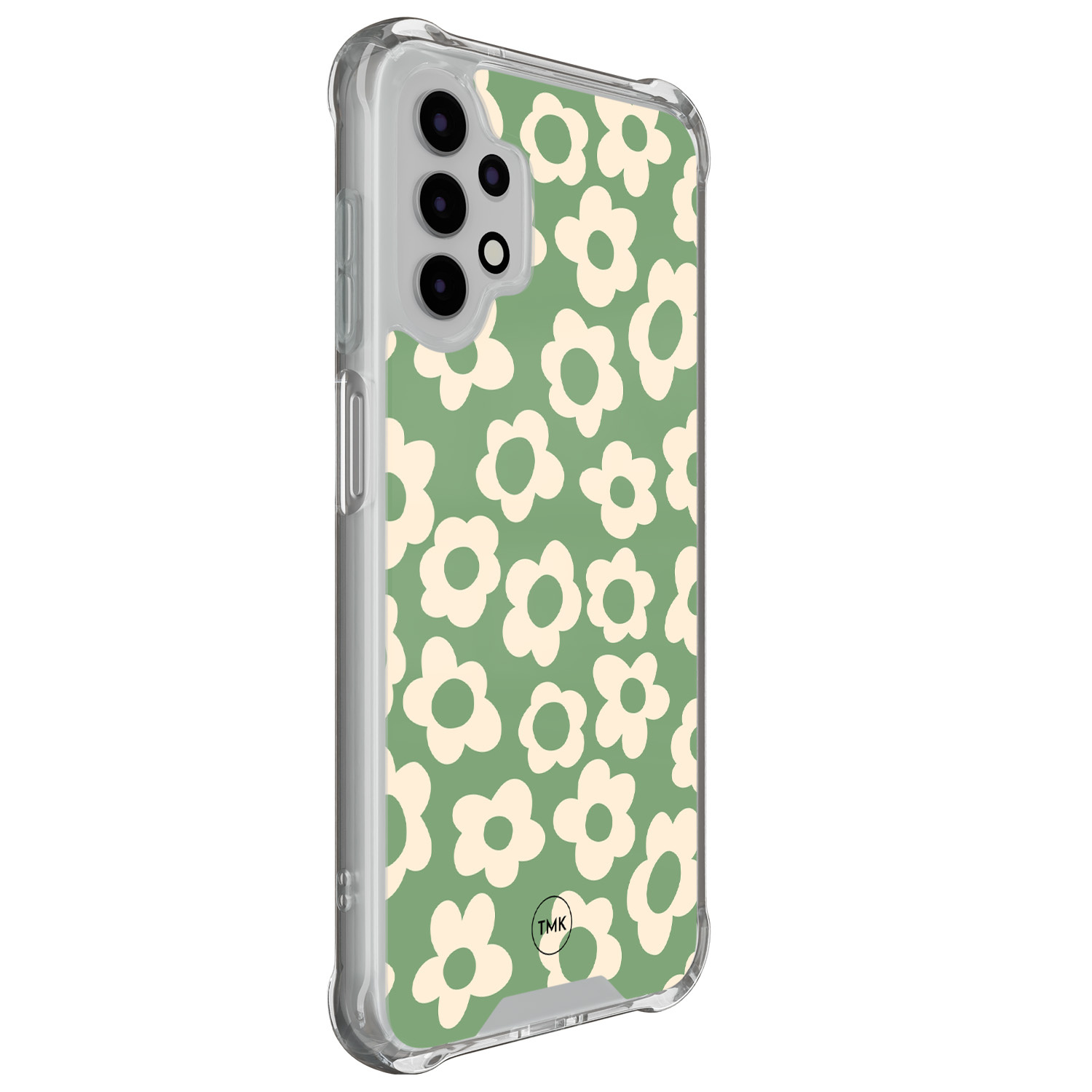 TMK Samsung Galaxy A13 4G shockproof hoesje - Retro cute flowers
