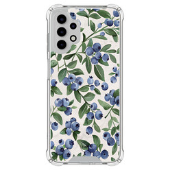 TMK Samsung Galaxy A13 4G shockproof hoesje - Blueberries