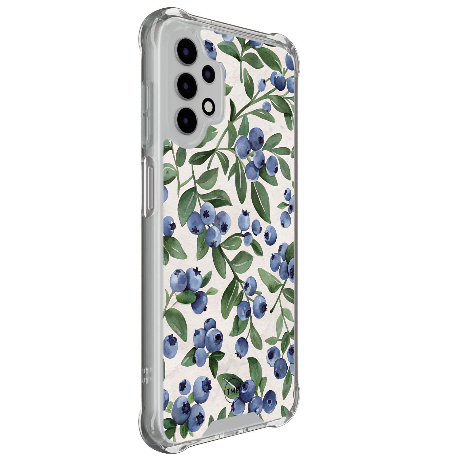 TMK Samsung Galaxy A13 4G shockproof hoesje - Blueberries