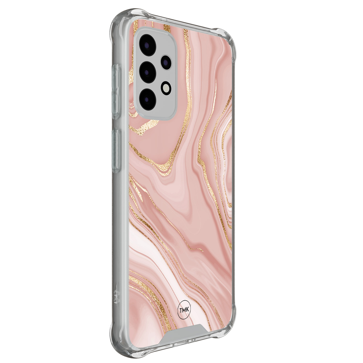 TMK Samsung Galaxy A52(s) shockproof hoesje - Rose marble