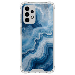 TMK Samsung Galaxy A52(s) shockproof hoesje - Skystone marble