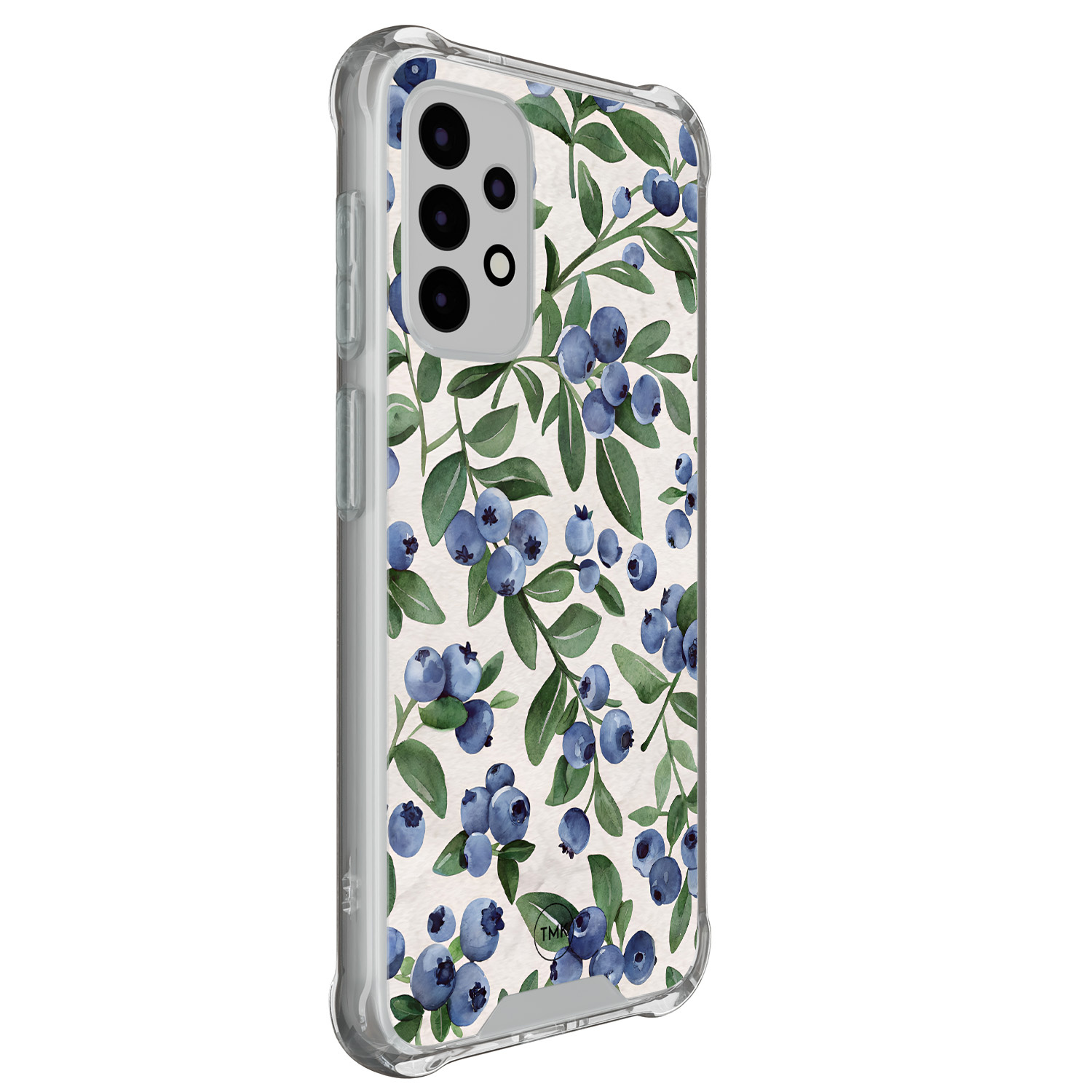 TMK Samsung Galaxy A52(s) shockproof hoesje - Blueberries