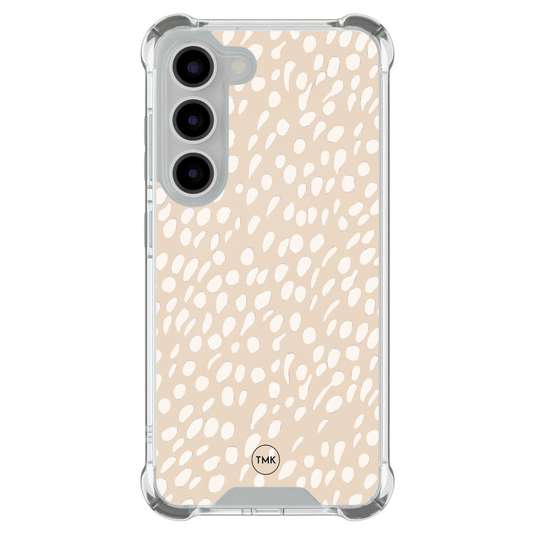 Casevibes Samsung Galaxy S23 shockproof hoesje - Sand dots