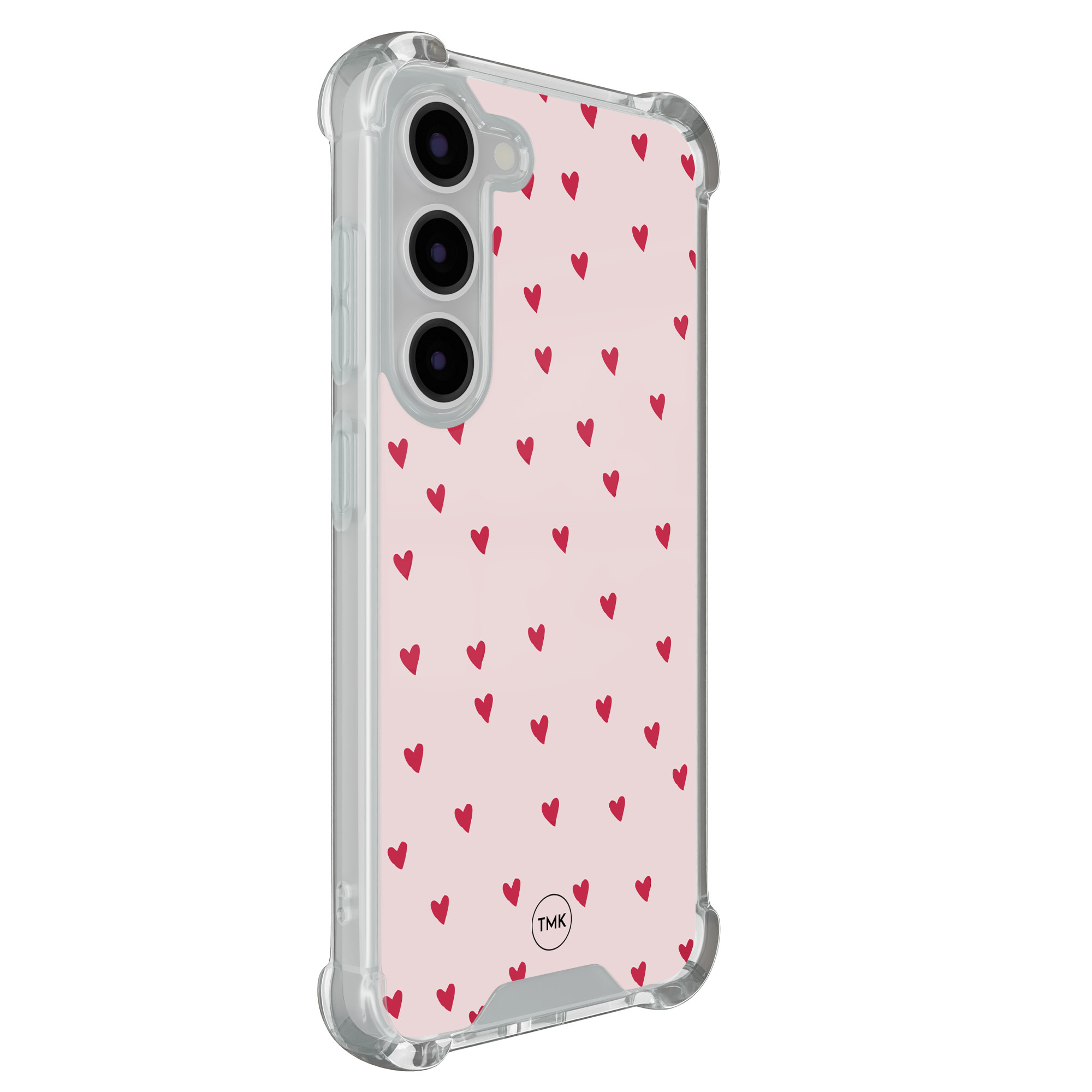 TMK Samsung Galaxy S23 shockproof hoesje - Cute hearts