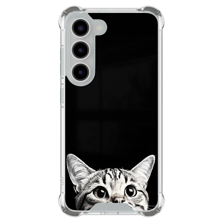 TMK Samsung Galaxy S23 shockproof hoesje - Kat kiekeboe