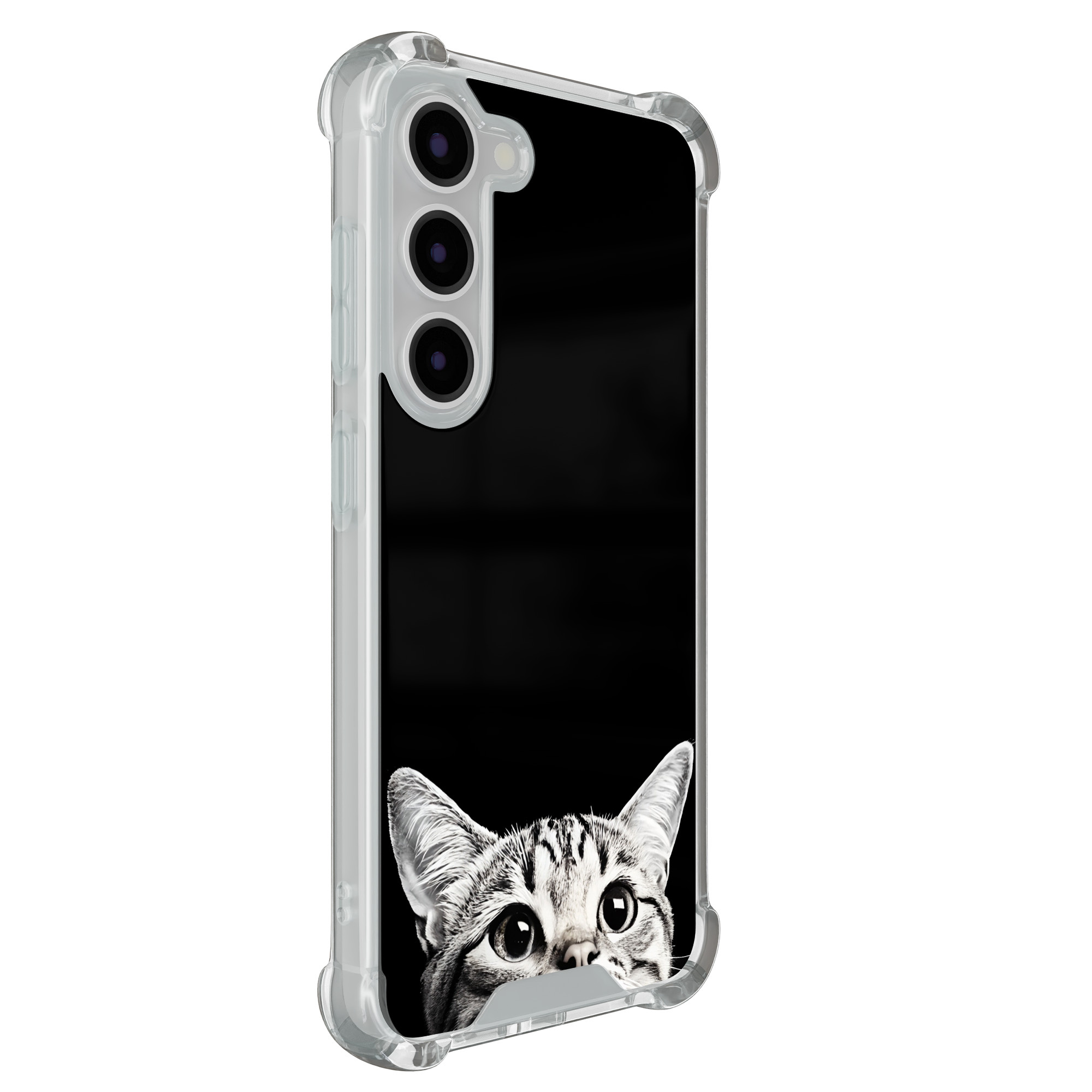 TMK Samsung Galaxy S23 shockproof hoesje - Kat kiekeboe