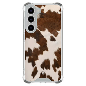 TMK Samsung Galaxy S23 shockproof hoesje - Cow vibe