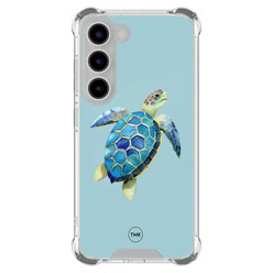 TMK Samsung Galaxy S23 shockproof hoesje - Schildpad