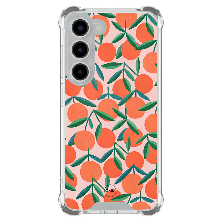 TMK Samsung Galaxy S23 shockproof hoesje - Sweet oranges