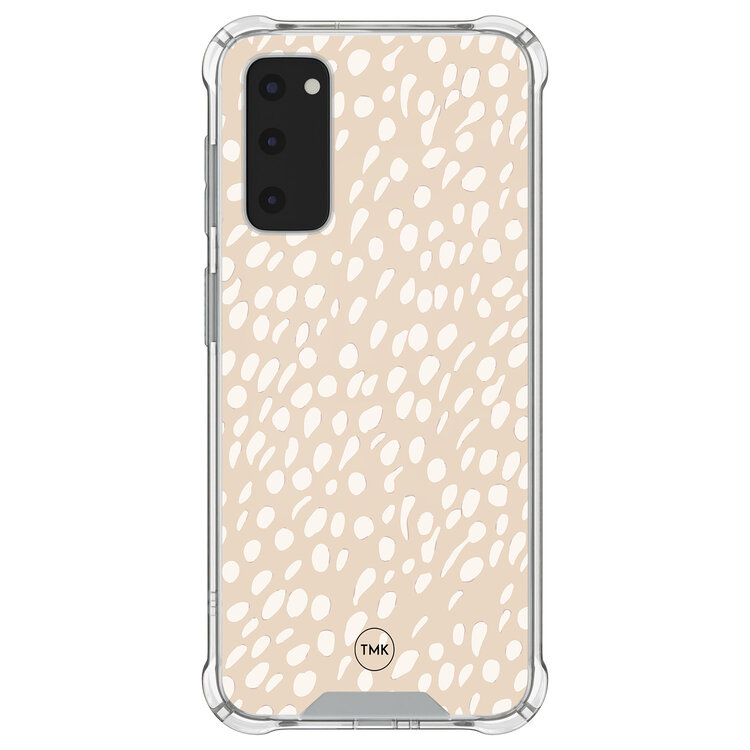 TMK Samsung Galaxy S20 FE shockproof hoesje - Sand dots