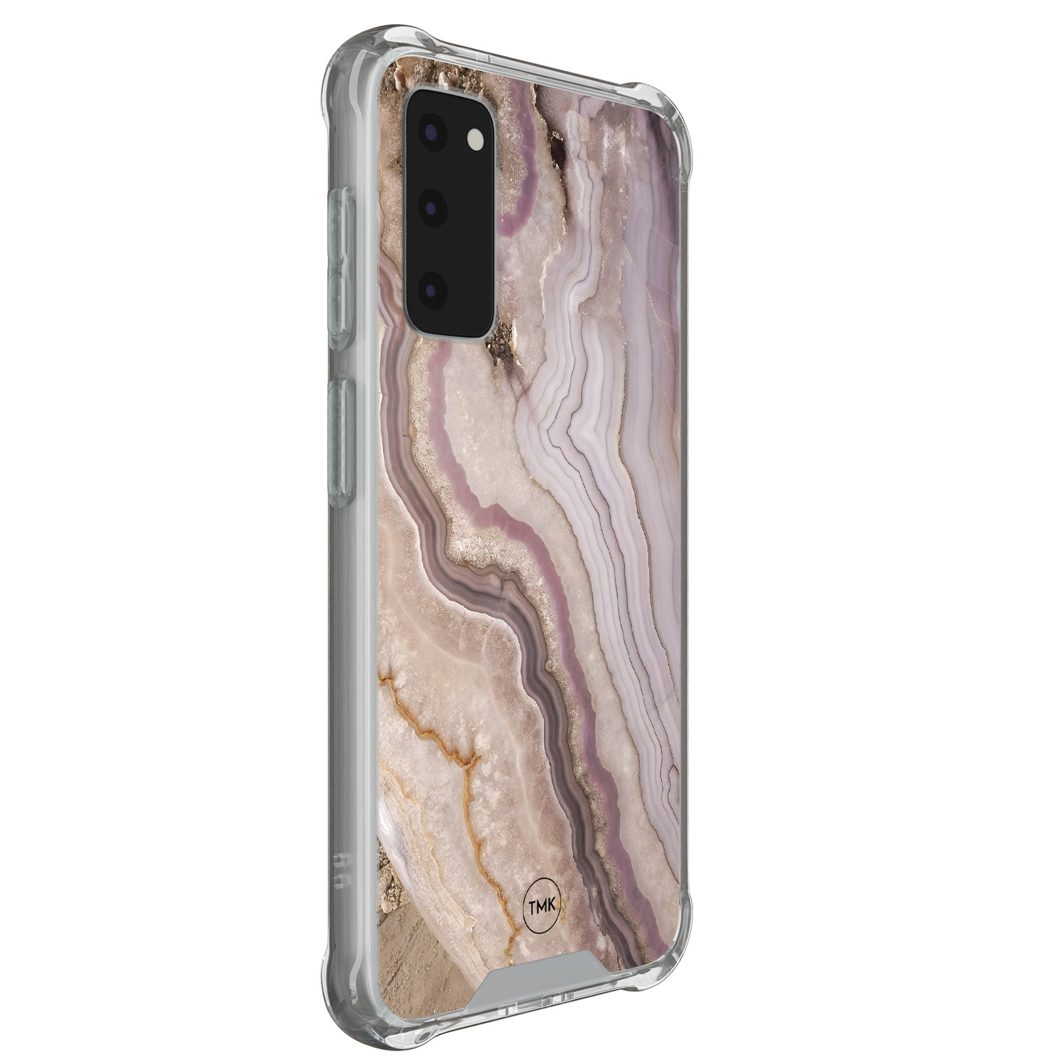 TMK Samsung Galaxy S20 FE shockproof hoesje - Blush marble