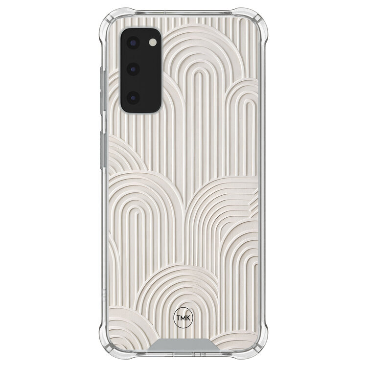 Casevibes Samsung Galaxy S20 FE shockproof hoesje - Sand curves