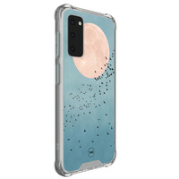 TMK Samsung Galaxy S20 FE shockproof hoesje - Moon birds