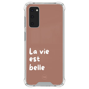 TMK Samsung Galaxy S20 FE shockproof hoesje - La vie est belle