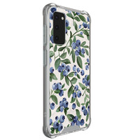 TMK Samsung Galaxy S20 FE shockproof hoesje - Blueberries