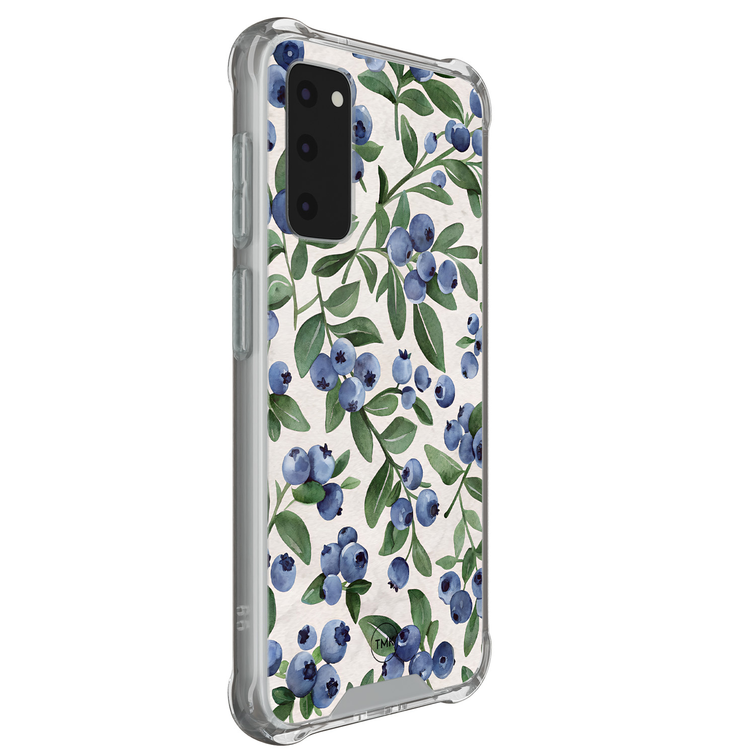 TMK Samsung Galaxy S20 FE shockproof hoesje - Blueberries