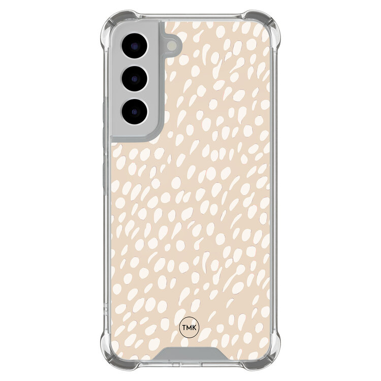 Casevibes Samsung Galaxy S22 shockproof hoesje - Sand dots