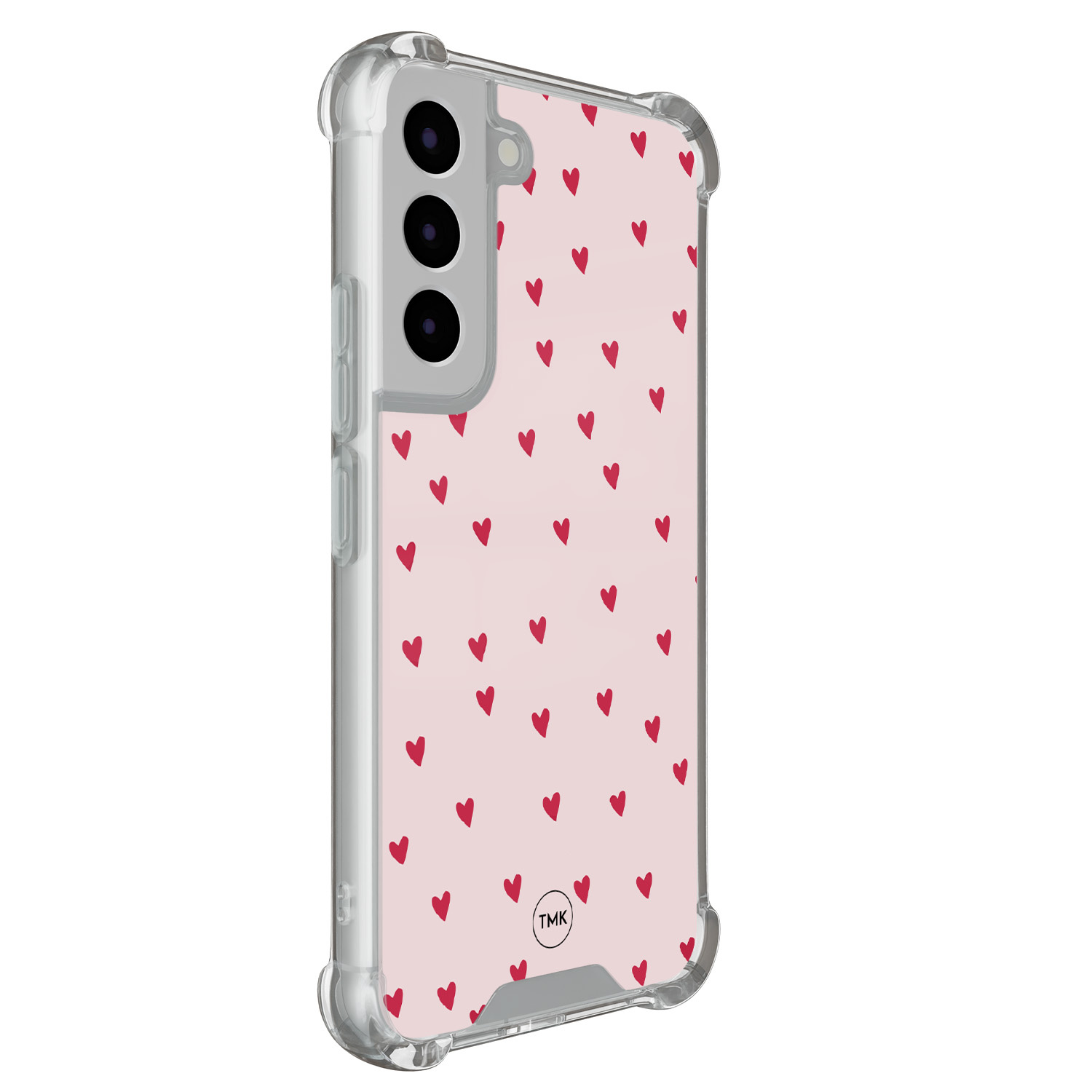 TMK Samsung Galaxy S22 shockproof hoesje - Cute hearts