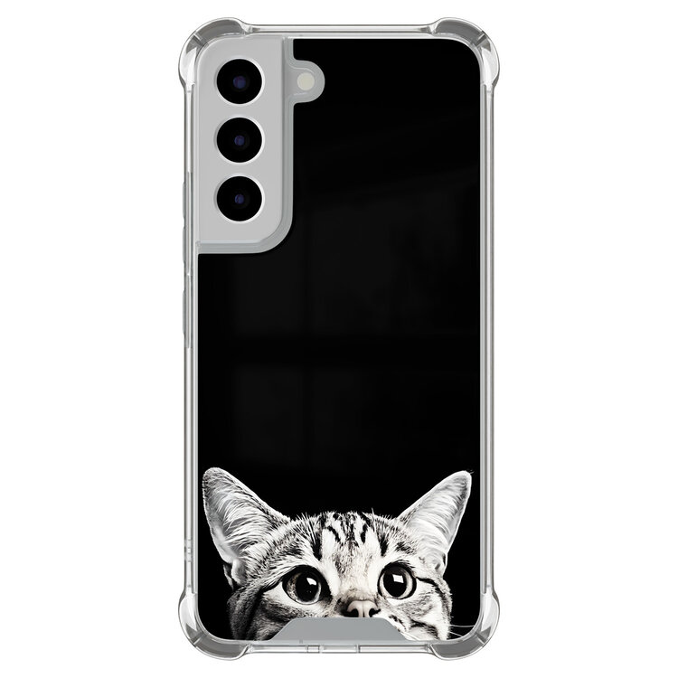 TMK Samsung Galaxy S22 shockproof hoesje - Kat kiekeboe