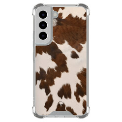 TMK Samsung Galaxy S22 shockproof hoesje - Cow vibe
