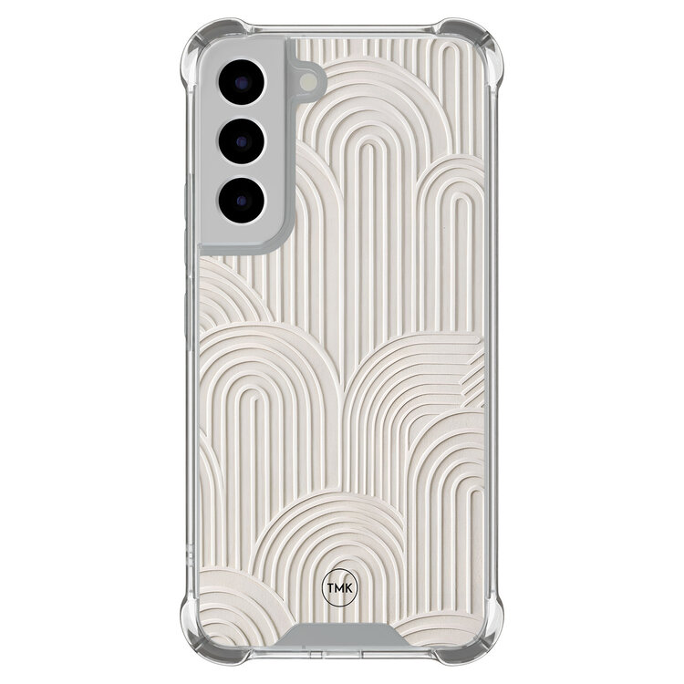 TMK Samsung Galaxy S22 shockproof hoesje - Sand curves