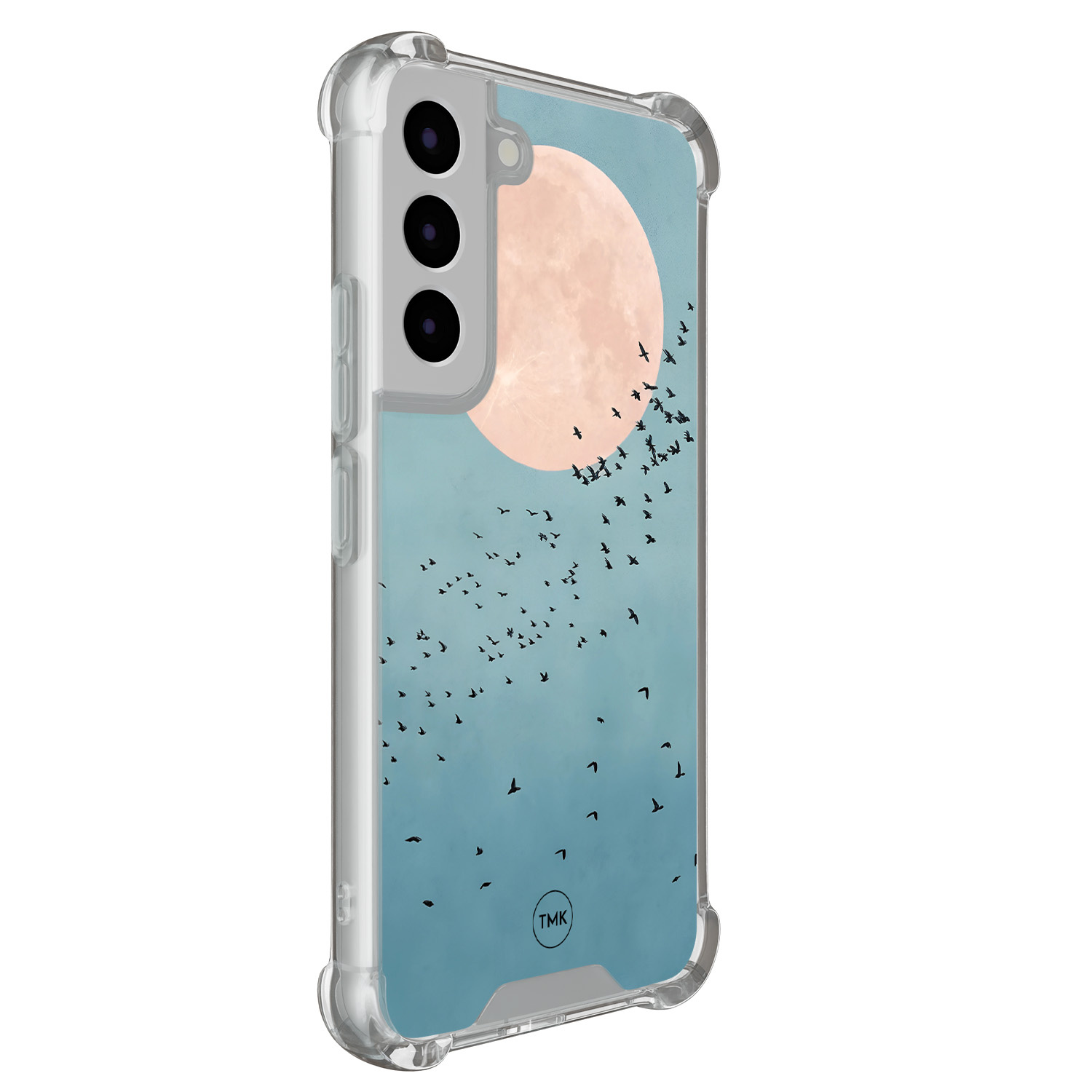 TMK Samsung Galaxy S22 shockproof hoesje - Moon birds
