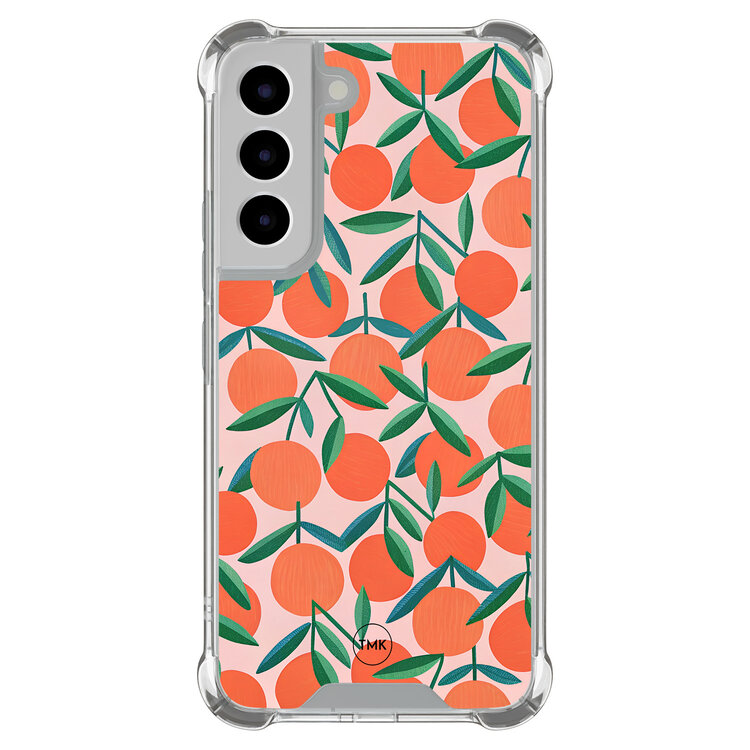TMK Samsung Galaxy S22 shockproof hoesje - Sweet oranges