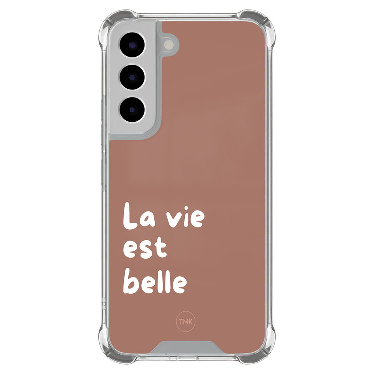 Casevibes Samsung Galaxy S22 shockproof hoesje - La vie est belle