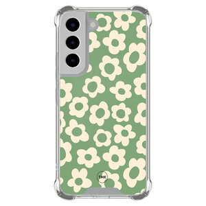 Casevibes Samsung Galaxy S22 shockproof hoesje - Retro cute flowers