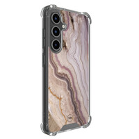 TMK Samsung Galaxy S24 FE shockproof hoesje - Blush marble