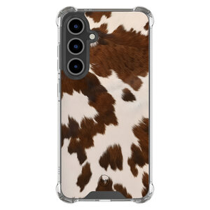 Casevibes Samsung Galaxy S24 FE shockproof hoesje - Cow vibe