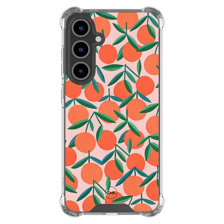 Casevibes Samsung Galaxy S24 FE shockproof hoesje - Sweet oranges