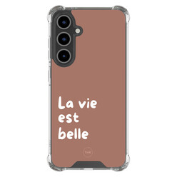 TMK Samsung Galaxy S24 FE shockproof hoesje - La vie est belle