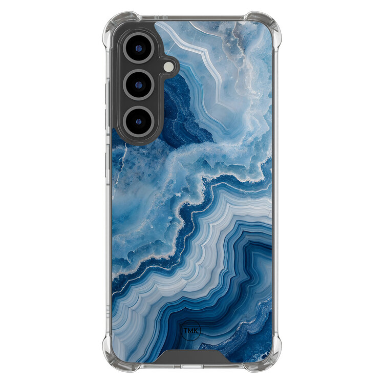 Casevibes Samsung Galaxy S24 FE shockproof hoesje - Skystone marble