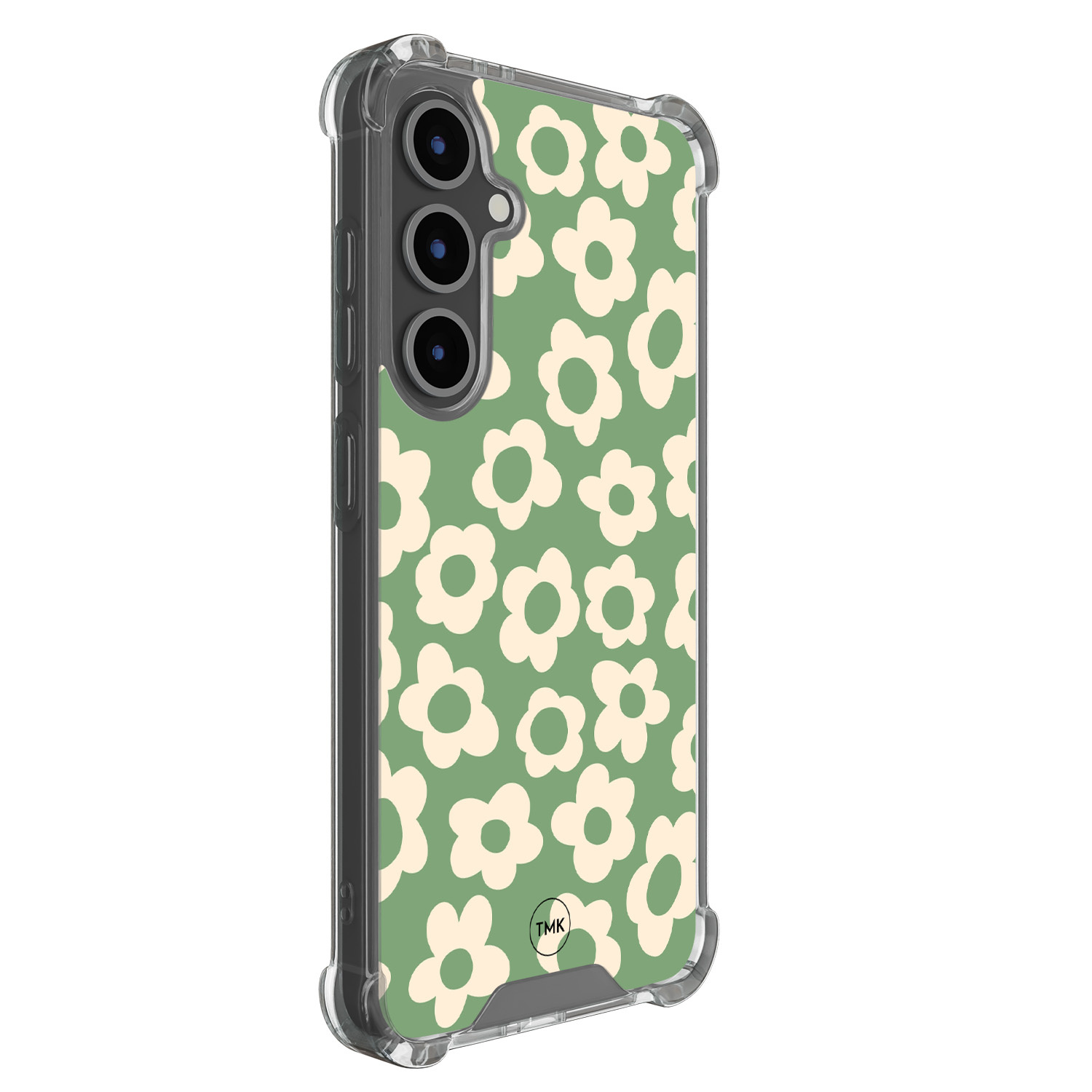 TMK Samsung Galaxy S24 FE shockproof hoesje - Retro cute flowers