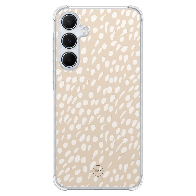 Casevibes Samsung Galaxy A55 shockproof hoesje - Sand dots