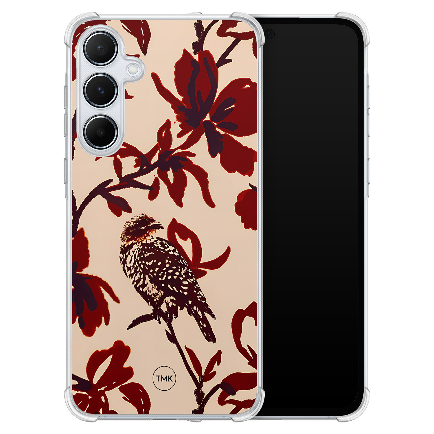 TMK Samsung Galaxy A55 shockproof hoesje - Bloemenpracht