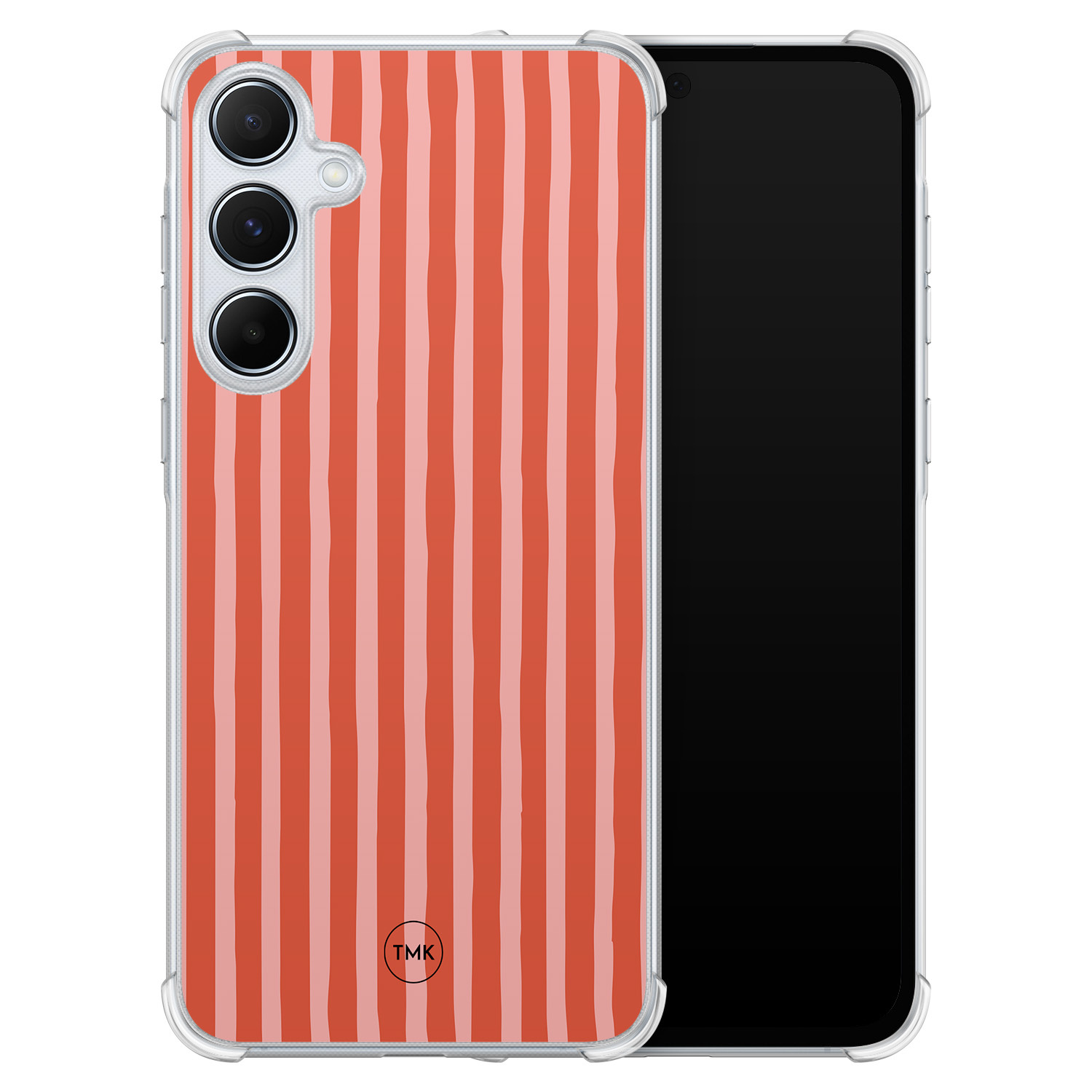 TMK Samsung Galaxy A55 shockproof hoesje - Streepjes