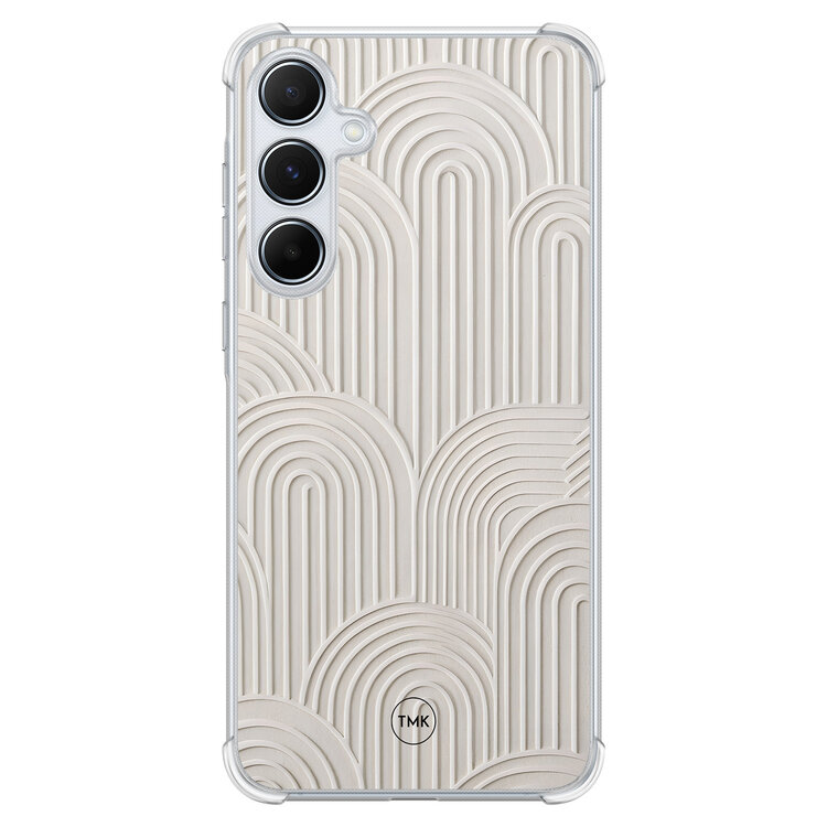 Casevibes Samsung Galaxy A55 shockproof hoesje - Sand curves