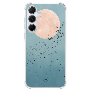Casevibes Samsung Galaxy A55 shockproof hoesje - Moon birds