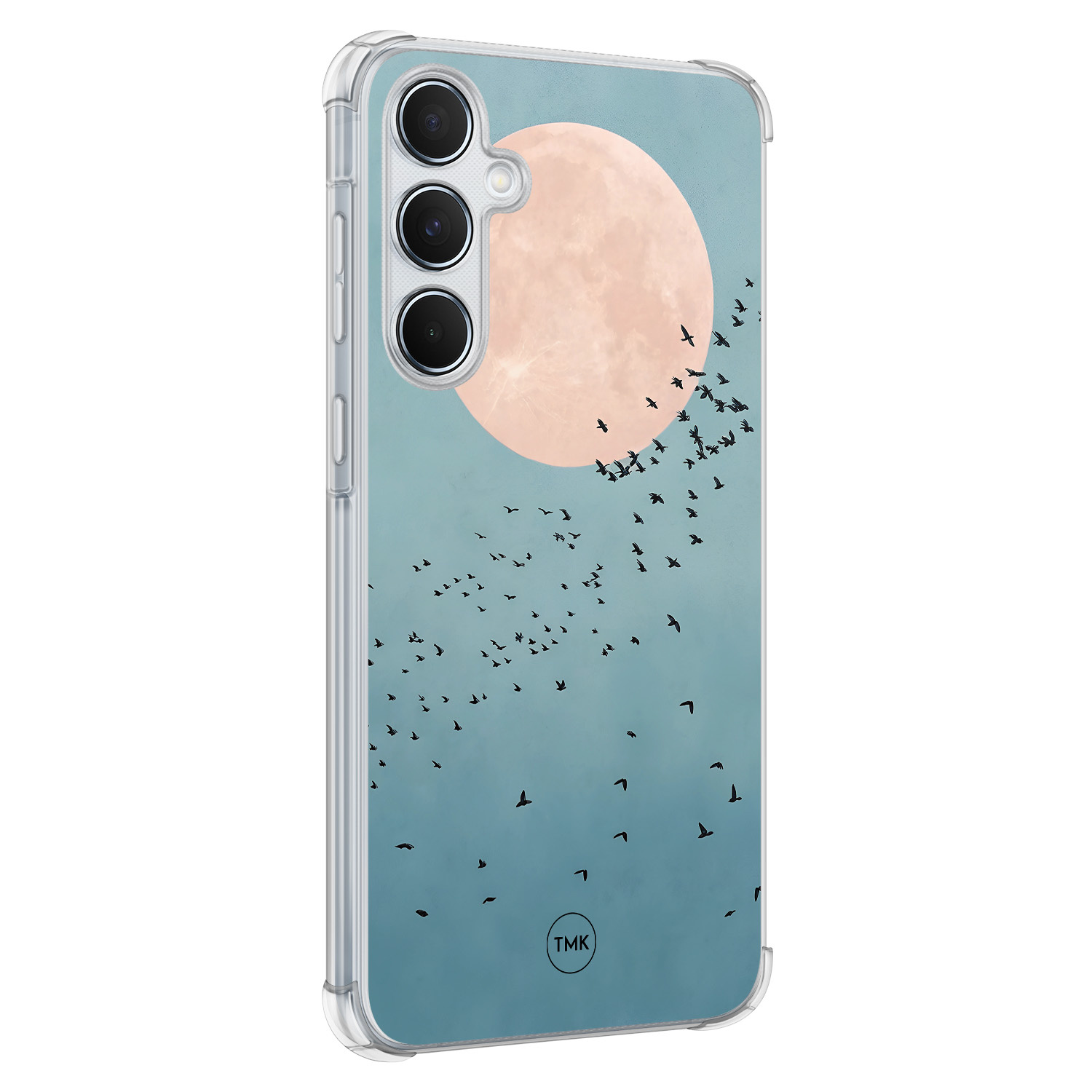 TMK Samsung Galaxy A55 shockproof hoesje - Moon birds