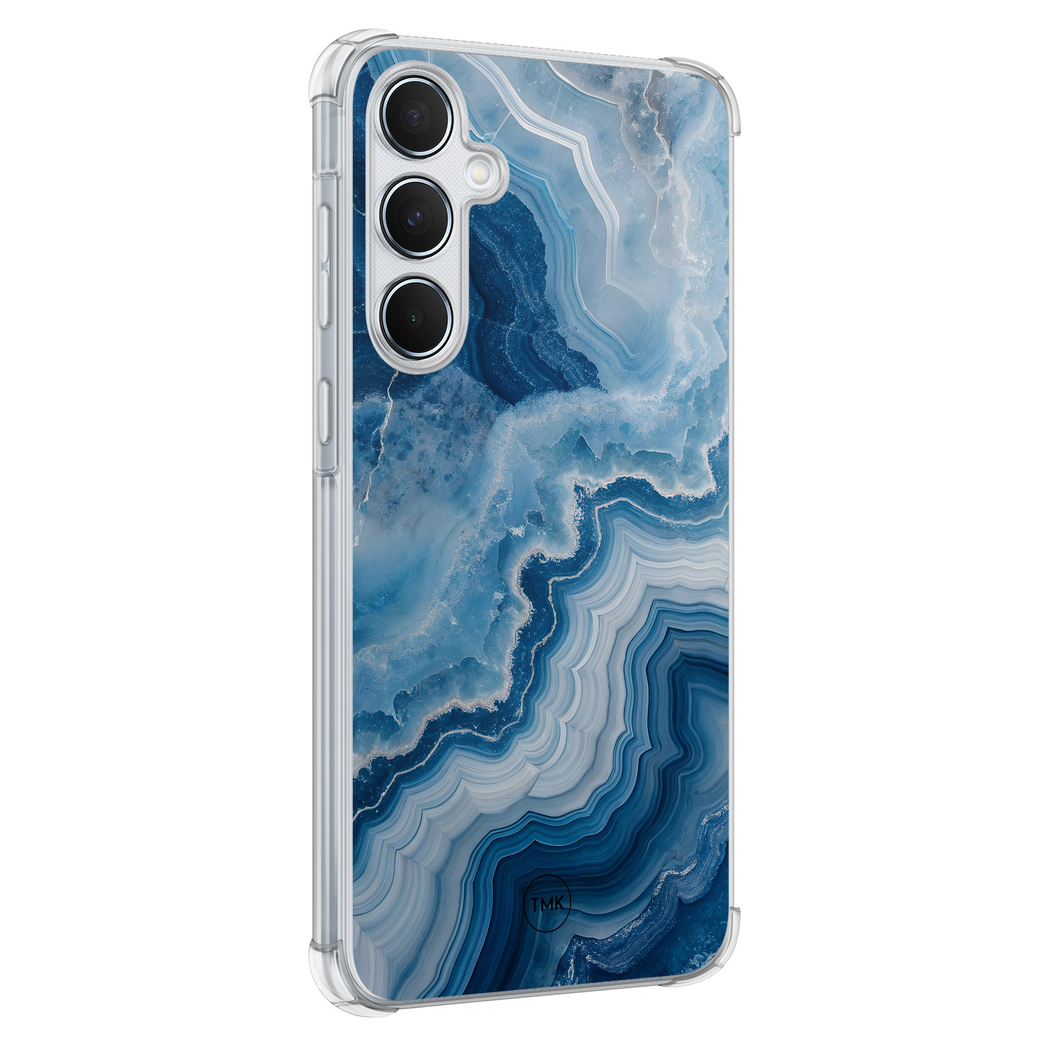 TMK Samsung Galaxy A55 shockproof hoesje - Skystone marble